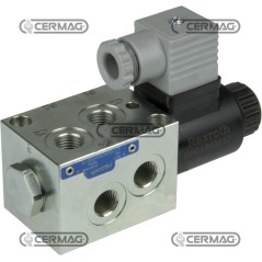 6-way solenoid valve (selector) VS120 series 1/4" Gas connection 12 V voltage 82020 Rexroth bosch group