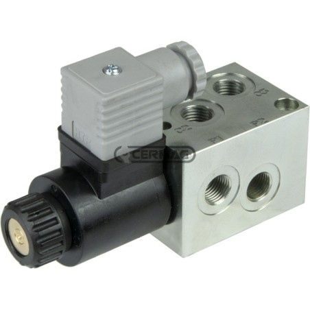 6-way solenoid valve (selector) VS120 series 1/4" Gas connection Voltage 24 V 82129 Rexroth bosch group | NewgardenAgri.com