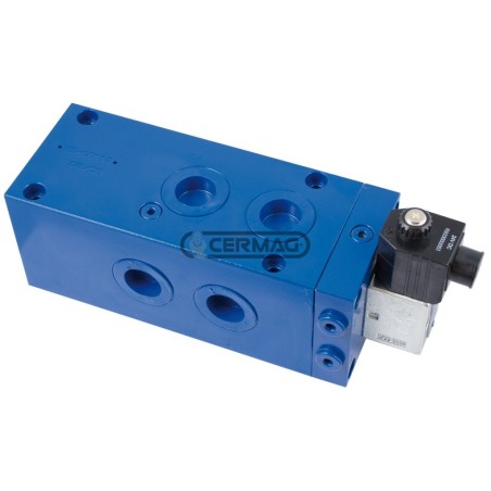 6-way solenoid valve (selector) VS400 series 1" connection Piloted Gas Voltage 24 V 82135 Rexroth bosch group | NewgardenAgri...