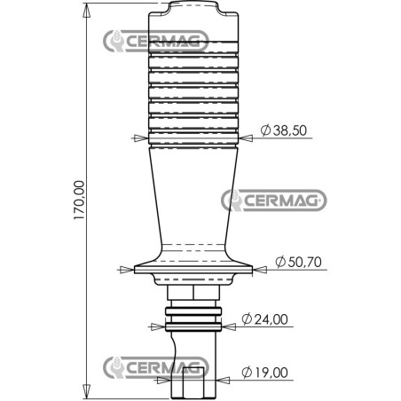 2-button control lever 84372