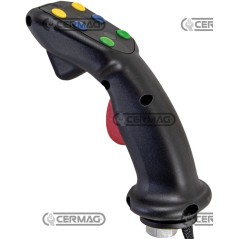 Palanca de control ergonómica de 6 botones con "MAN PRESENT" 83845 | NewgardenAgri.com