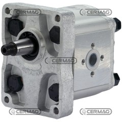 Bomba de engranajes GRUPO 2 Cónica 1:8 Cilindrada 4,5 cm³ Rotación a la derecha 80907 Madeineurope | NewgardenAgri.com