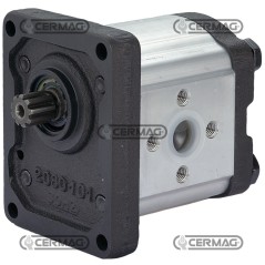 Bomba de engranajes GRUPO 2 Cilindrada 14 cm³ Eje 17x14 - Z.9 Derecha Rotación 81673 Madeineurope | NewgardenAgri.com