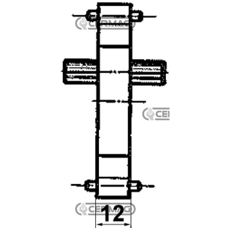 Kit assemblaggio tra pompe PLP10 - PLP10 83686 Casappa