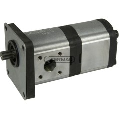 Bomba hidráulica doble para CNH, desplazamiento 24+14 cm³, rotación izquierda, 84041, HighQuality_GOLD