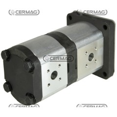 Bomba hidráulica doble para CNH, desplazamiento de 20+11 cm³, rotación izquierda, 84042, HighQuality_ORO