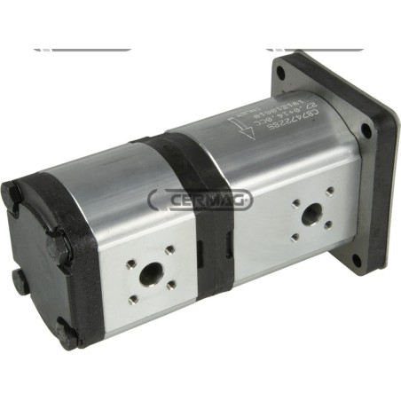 Bomba hidráulica doble para CNH, desplazamiento 26+15 cm³, rotación izquierda, 84112, HighQuality_ORO