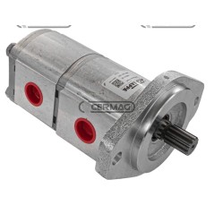 Bomba hidráulica doble para LANDINI Desplazamiento 24+14 cm³ 84636 Casappa