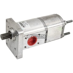 Bomba hidráulica doble para LANDINI Desplazamiento 28+16 cm³ 84638 Casappa | NewgardenAgri.com