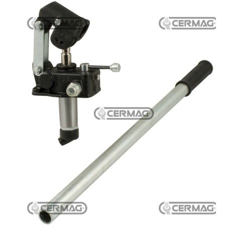 Pompa a mano con rubinetto di discesa Utilizzo Doppio effetto Cilindrata 25 cm³ 81507 | NewgardenAgri.com