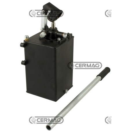Bomba manual con volante de descenso y depósito. Depósito de efecto simple de 5 litros (80944). | NewgardenAgri.com