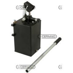 Bomba manual con volante de descenso y depósito. Depósito de efecto simple de 7 litros (80945). | NewgardenAgri.com