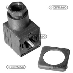 Connettore nero 83437 Rexroth bosch group | NewgardenAgri.com