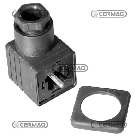 Schwarzer Stecker 83437 Rexroth Bosch Gruppe | NewgardenAgri.com