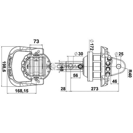 Rotor FR 55 Par motor 1300 Nm Caudal 20 l/min 83983 Hecho en Italia