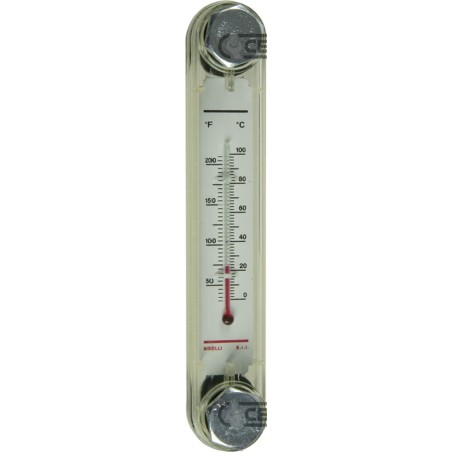 Indicatore di livello in nylon con termometro A 153 mm 81437