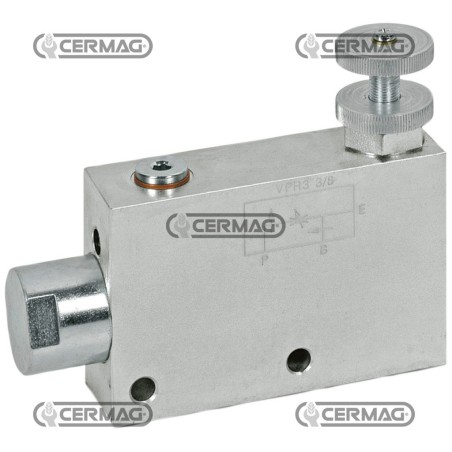 Vanne de priorité de calibration réglable, raccords gaz 3/8", référence 81224, fabriquée en Italie | NewgardenAgri.com