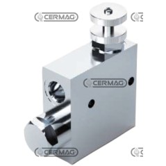 Regulador de flujo de prioridad de 3 vías, conexiones de gas de 1/2", 84172 | NewgardenAgri.com