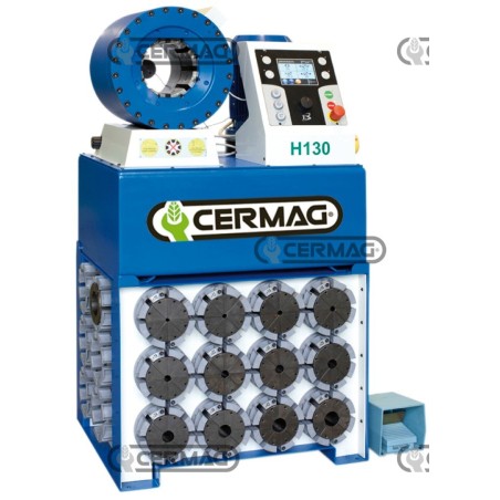 Prensa digital para tubos TUBOMATIC H130 ES. Fuerza de prensado: 190 t. 6 espirales. 1" 1/4" (83034). | NewgardenAgri.com