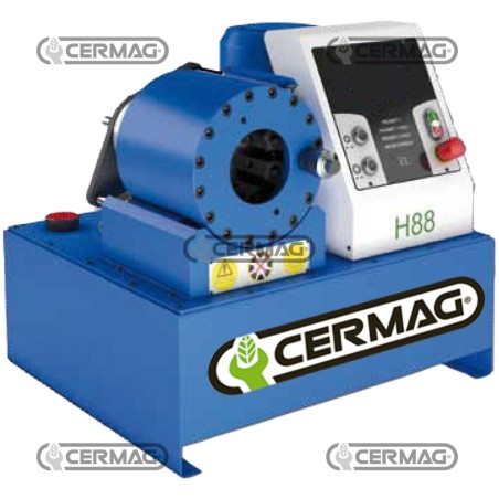 Prensa para tubos TUBOMATIC H88 EL Fuerza de prensado 135 t 6 espirales 2 piezas 1" Pulgadas 83043 | NewgardenAgri.com