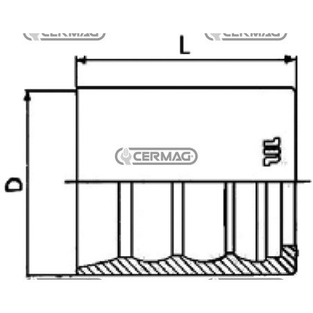 Boccola per tubo Equator 1 Diametro del tubo 1/2" inch 80072 Manuli