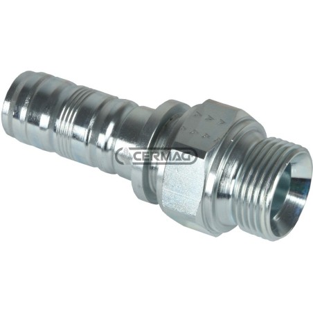 Raccordo maschio cilindrico svasato 60° Tubo 1"1/4 inch Filetto - T 1"1/4 Gas 81874 Manuli | NewgardenAgri.com