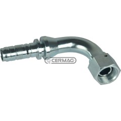 Raccordo femmina o-ring a 90° dado spinato Tubo 1" inch Filetto - T 1" Gas 81883 Manuli | NewgardenAgri.com