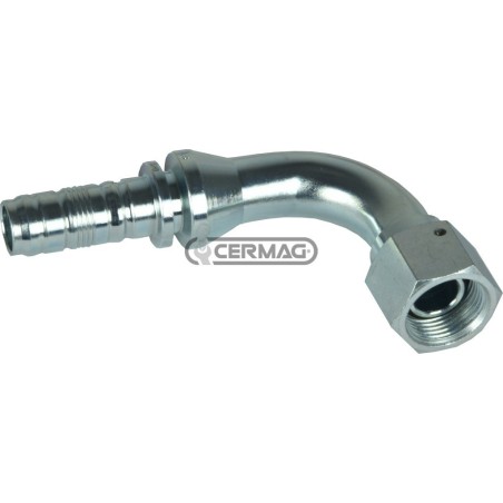 Raccordo femmina o-ring a 90° dado spinato Diametro - B 42 mm Tubo 2" inch 81886 Manuli | NewgardenAgri.com
