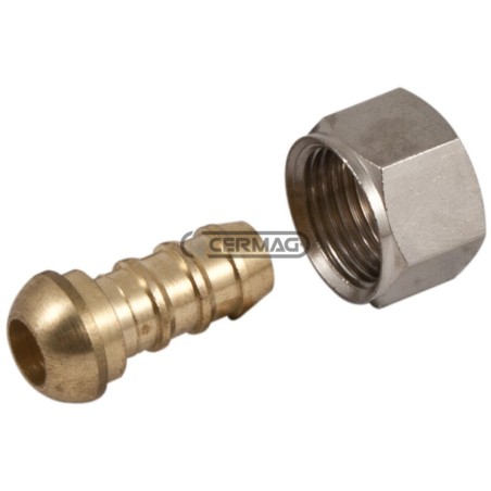 Raccordo femmina per bassa pressione Diametro del tubo 1/2" - 13 mm Filetto 1/2" Gas 81933 | NewgardenAgri.com
