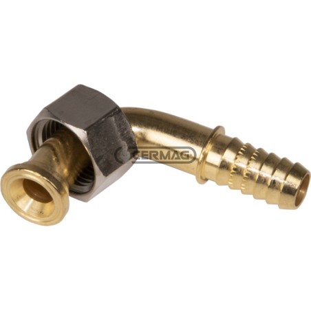 Raccordo femmina 90° bassa pressione Diametro del tubo 3/4" - 19 mm Filetto 3/4" Gas 81943 | NewgardenAgri.com