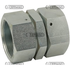 Nipples di congiunzione femmina - femmina dadi girevoli Filetto - A 1"1/2 Gas 82730 | NewgardenAgri.com