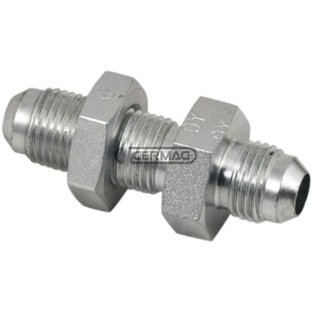 Racores rectos para mamparo con rosca JIC de 37° - R 1"1/16 UNF 83499 | NewgardenAgri.com