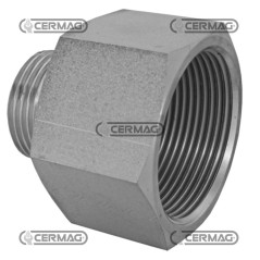 Nipplo di riduzione Filetto Maschio 1" - Femmina 1"1/2 82653 | NewgardenAgri.com