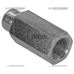 Verlängerungsgewinde 3/8" (Außengewinde) / Innengewinde, Gesamtlänge 52 mm, Artikelnummer 80311 | NewgardenAgri.com