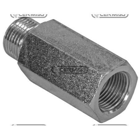 Verlängerungsgewinde 3/8" (Außengewinde) / Innengewinde, Gesamtlänge 52 mm, Artikelnummer 80311 | NewgardenAgri.com