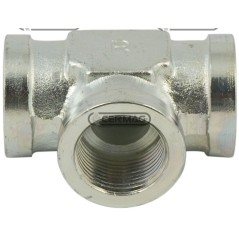 Adaptateur en T avec raccord fileté femelle - F 1/2" Gaz 81179 | NewgardenAgri.com