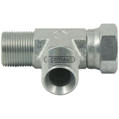 Adaptateur en T mâle - Écrou pivotant femelle - Filetage mâle - F1 1/2" Gaz 81187 | NewgardenAgri.com