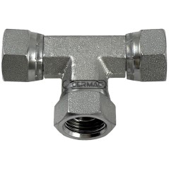 Adaptateur en T femelle - Écrou pivotant femelle - Filetage femelle - F1 3/8" 84346 | NewgardenAgri.com