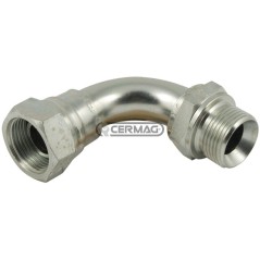 Adaptateur fileté mâle-femelle à 90° - F 1" Gaz 83099 | NewgardenAgri.com
