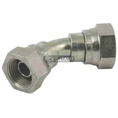 Rosca adaptadora hembra de cono de 45° - 60° - F 1"1/4 Gas 83582 | NewgardenAgri.com