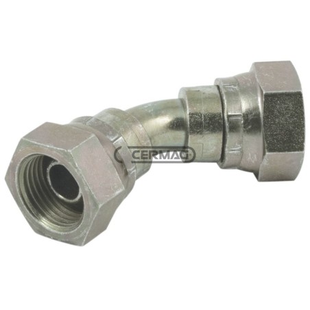 Rosca adaptadora hembra de cono de 45° - 60° - F 1"1/4 Gas 83582 | NewgardenAgri.com