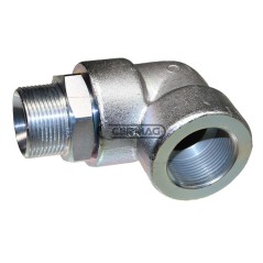 Rosca de junta giratoria de 90° - A 1" 1/2 Gas 83227 | NewgardenAgri.com