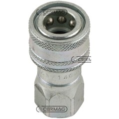 Schnellkupplung (weiblich) mit Ventil – austauschbare ISO ANV Serie 1/4"-Kupplung 82767 FASTER | NewgardenAgri.com