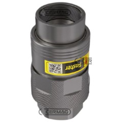Schnellkupplung (weiblich) mit flacher Dichtfläche, FHV-Serie, 3/8"-Kupplung 84063 FASTER | NewgardenAgri.com