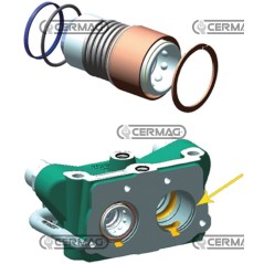 Kit innesto a cartuccia Innesto da 1/2" 84239 FASTER