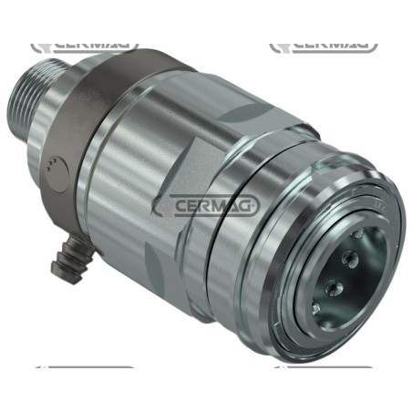 Innesto FEMMINA a valvola - Singola porta raccolta olio Serie 6DNPV Innesto da 1/2" 84240 FASTER | NewgardenAgri.com