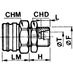 Bremsventilteil M20x1,5 80820 SCHNELLER