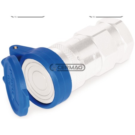 Tapa automática para acoplamientos rápidos de cara plana. Tamaño 3/8". 81490 FASTER | NewgardenAgri.com