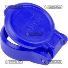 Tapa automática para acoplamientos rápidos de empuje y tracción de 1/2". Color azul. 80575. MÁS RÁPIDO. | NewgardenAgri.com