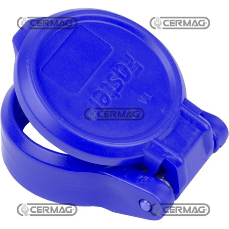 Tapa automática para acoplamientos rápidos de empuje y tracción de 1/2". Color azul. 80575. MÁS RÁPIDO. | NewgardenAgri.com